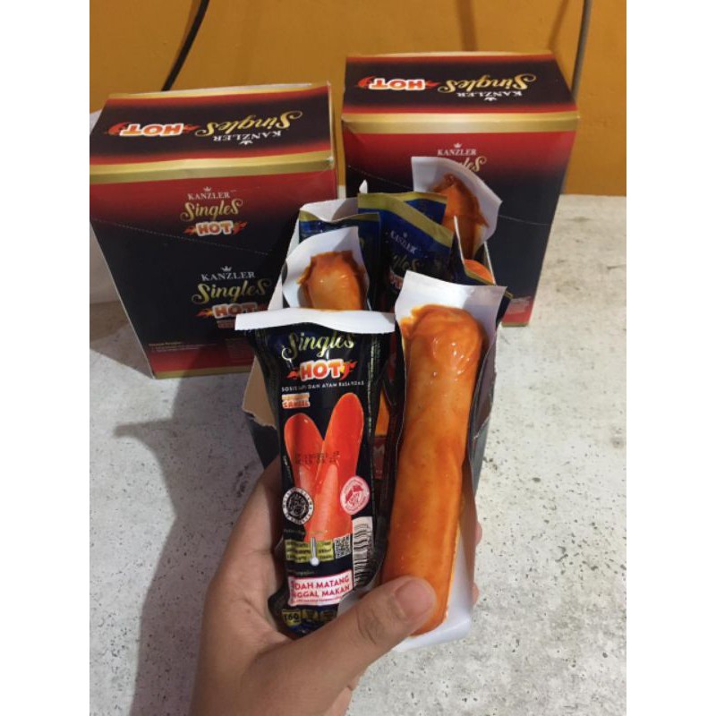 Jual KANZLER SOSIS SINGLES HOT PEDAS SOSIS VIRAL Shopee Indonesia