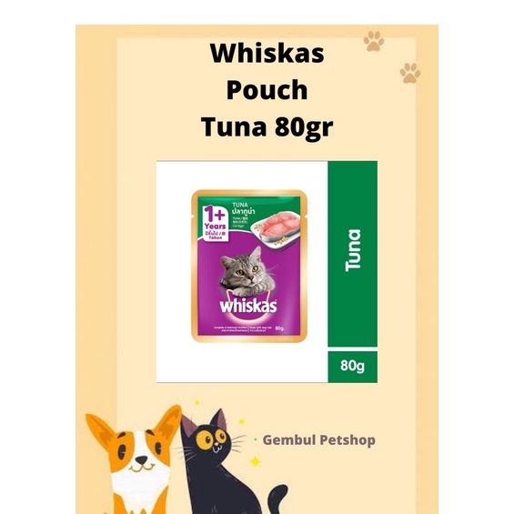 Jual Whiskas Pouch Tuna Gr Shopee Indonesia