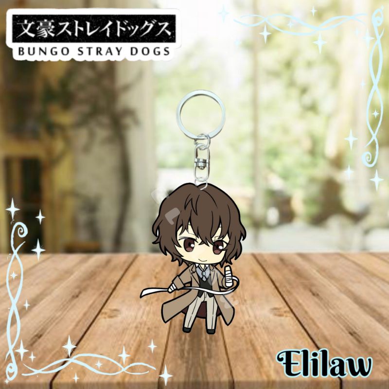 Jual Osamu Dazai Key Chain Ganci Anime Gantungan Kunci Akrilik