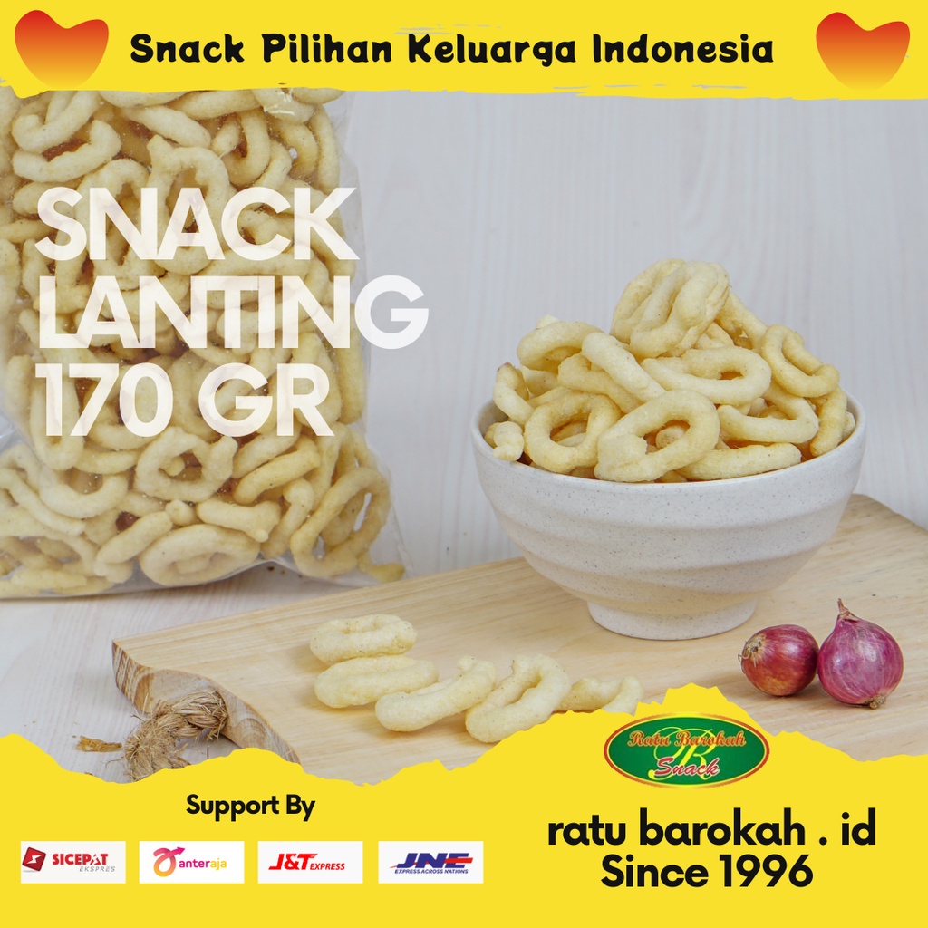 Jual RBW Aneka Snack Lanting 170 Gr Makanan Ringan Enak Renyah