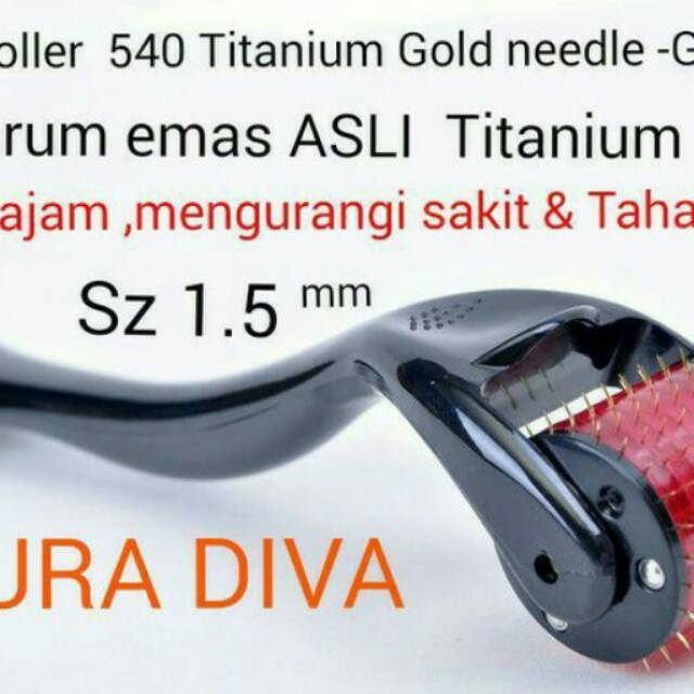 Jual Dermaroller Drs Gold Needles Flek Bopeng Shopee Indonesia