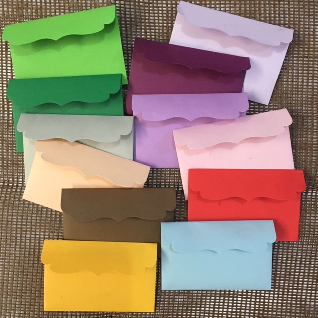 Amplop Mini Warna Warni X Cm Amplop Uang Kecil By Fgpaper Shopee