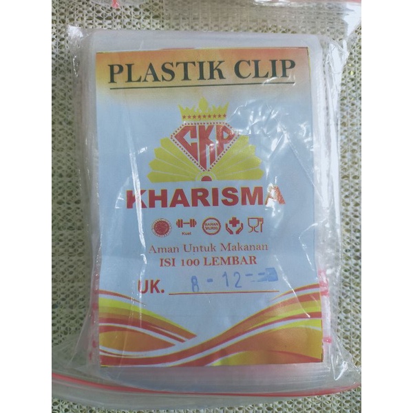 Jual Plastik Klip Kecil 8x12 100 Lembar Ctik Cetik Kharisma Ziplock