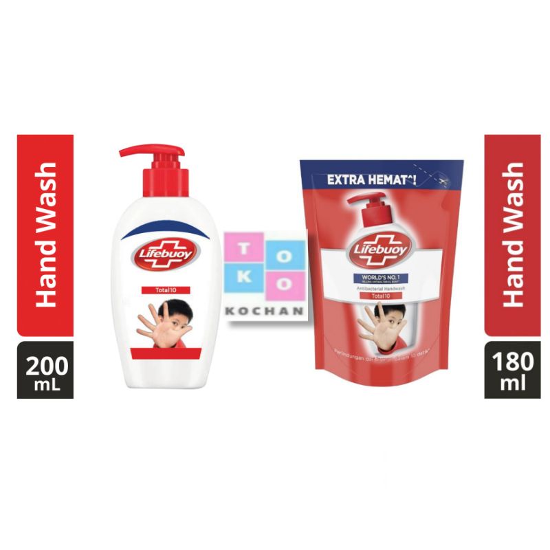 Jual Lifebuoy Hand Wash Sabun Cuci Tangan 180 Ml 200 Ml Shopee Indonesia