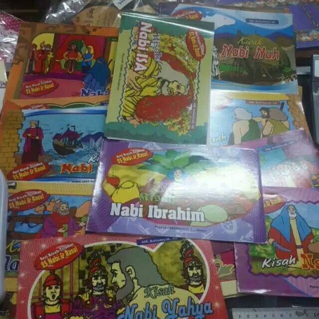 Jual Kisah Teladan 25 Nabi Dan Rasul Sambil Belajar Mewarnai Shopee