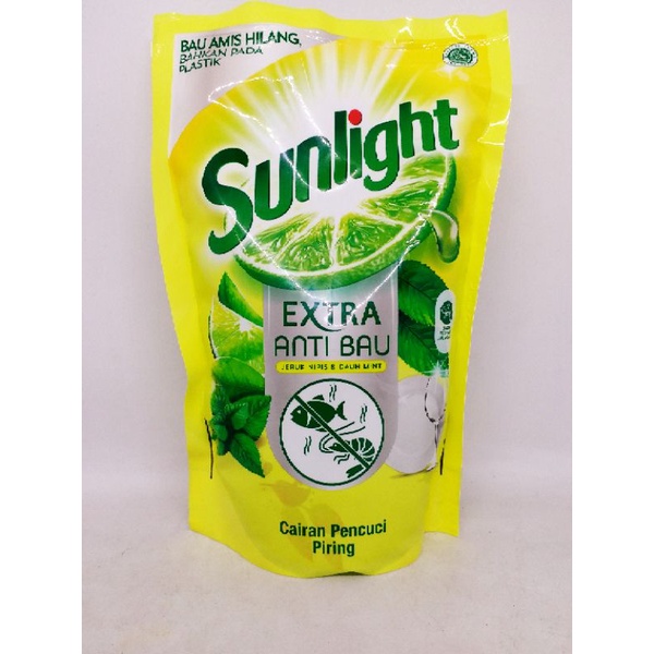 Jual Sunlight Extra Anti Bau Jeruk Nipis Daun Mint 700 ML Tgl