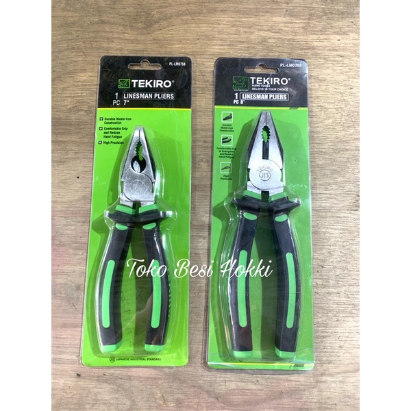 Jual Tang Kombinasi Tekiro Tang Tekiro Tang Linesman Pliers 7 8