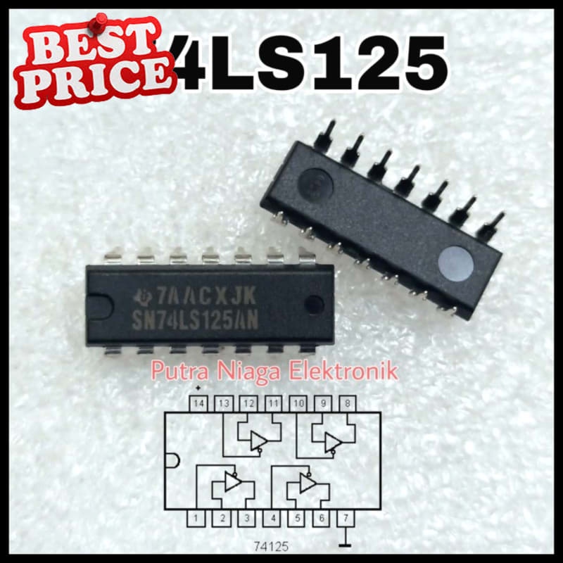 Jual Ic Ttl Ls Driver Bus Sn Ls An Sn Ls N Dip P