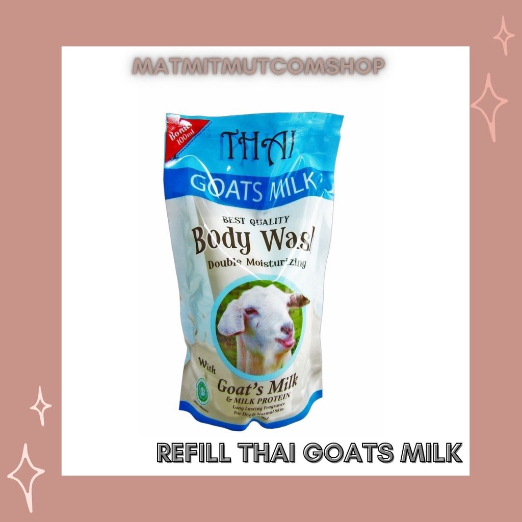 Jual THAI GOATS MILK Body Wash Refill Sabun Cair Isi Ulang Besar Isi