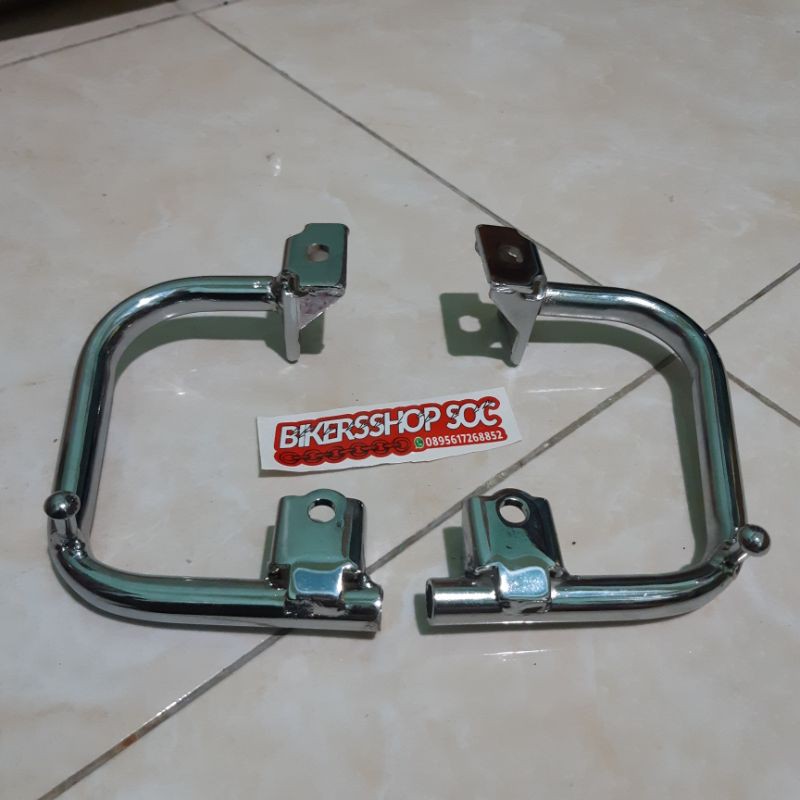 Jual Begel Behel Pangger Tilas Tiger Lawas Repro Besi Tebal Krom Set