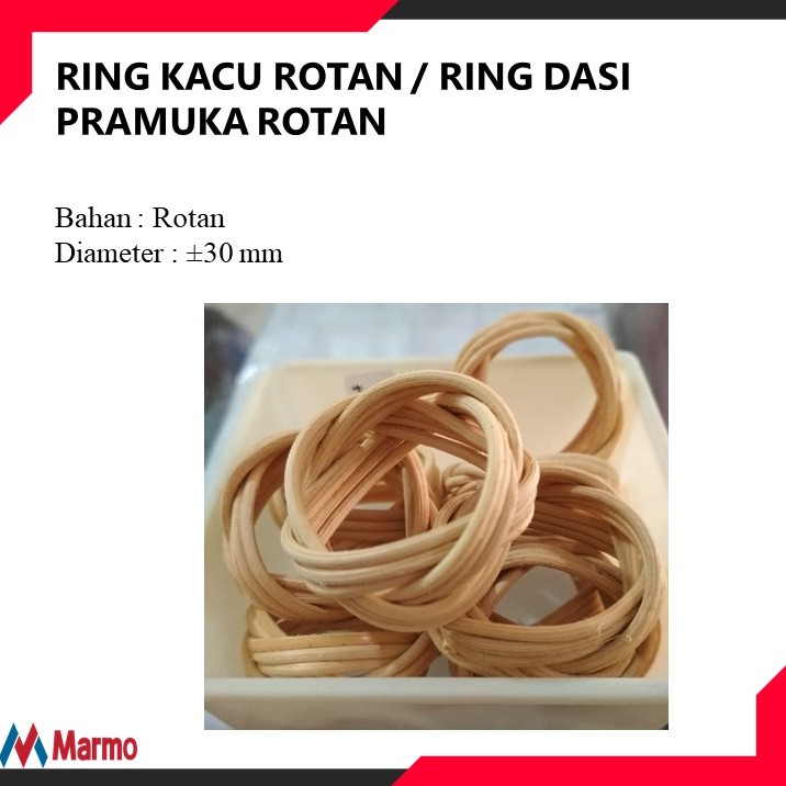 Jual RING KACU ROTAN RING DASI PRAMUKA ROTAN Shopee Indonesia