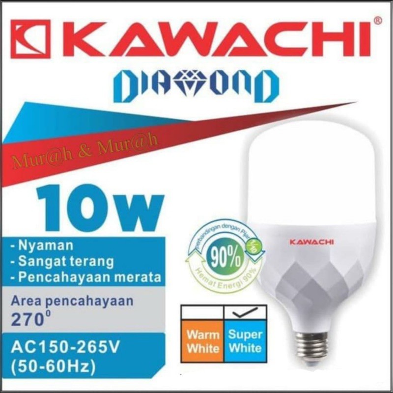 Jual Lampu Led Kawachi Diamond Watt Dm W Garansi Shopee Indonesia