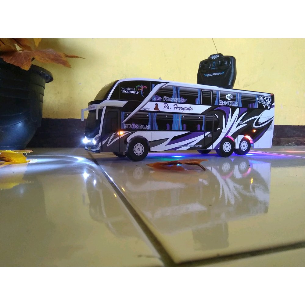 Jual Miniatur Bus Haryanto Sdd RC Shopee Indonesia