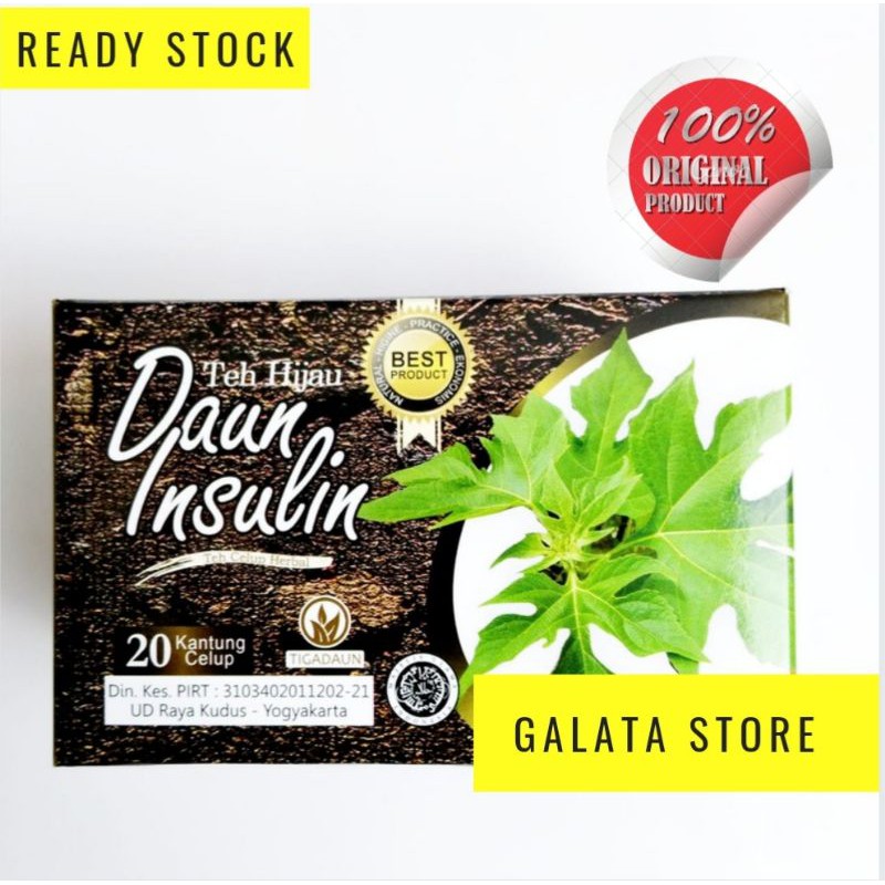 Jual Teh Celup Daun Insulin Yakon Untuk Diabetes Indonesia Shopee