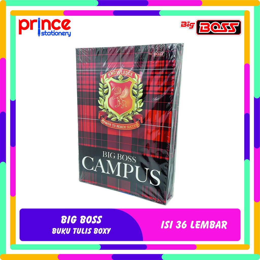 Jual 1 BUKU BUKU TULIS BIG BOSS CAMPUS ISI 36 LEMBAR Shopee Indonesia