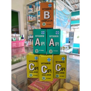 Jual Ipi Vitamin A B Complex C Tablet Shopee Indonesia