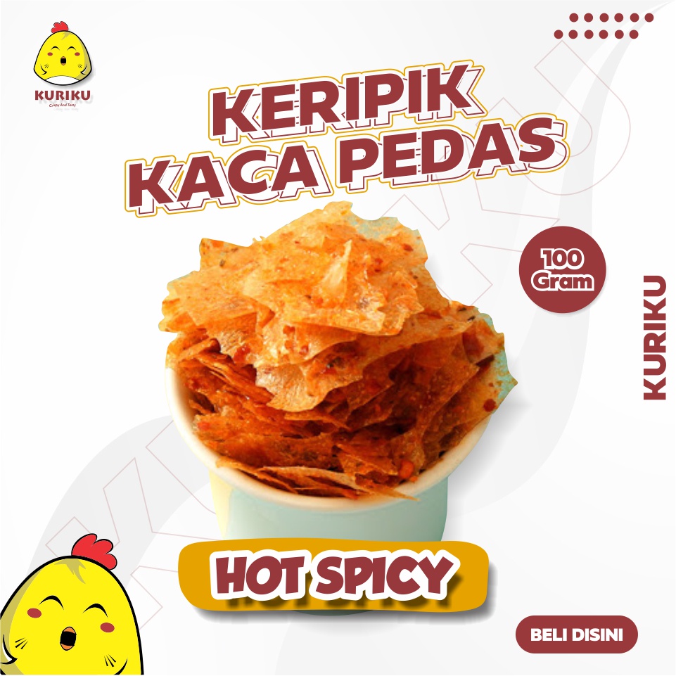 Jual Keripik Kaca Pedas Keripik Beling Kripik Kaca Viral Cemilan