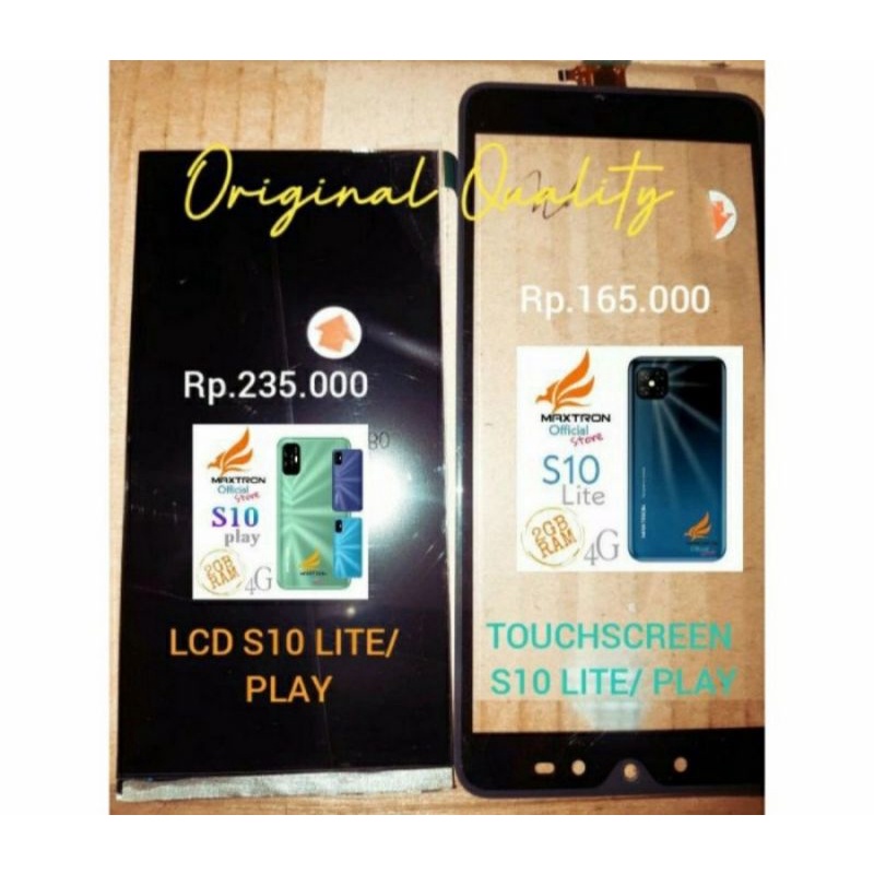 Jual LCD Touchscreen Hp Maxtron S10 Lite Play Original Product