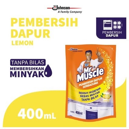 Jual MR MUSCLE PEMBERSIH DAPUR SERBAGUNA 400ML Shopee Indonesia