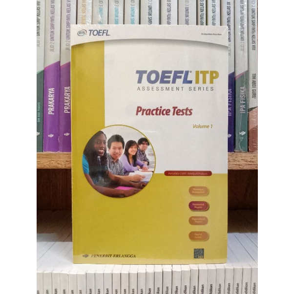 Jual TOEFL ITP ASSESMEN SERIES PRACTICE TEST Vol 1 ORIGINAL ERLANGGA