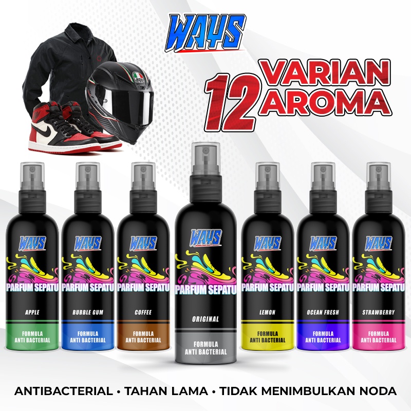 Jual WAYS Parfum Sepatu Helm Anti Bau Bakteri Spray Shoe Perfume