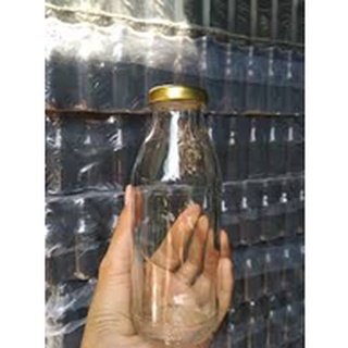 Jual 300 Ml Botol Jus Kaca 300ml Tutup Gold BARU Botol Juice Kaca