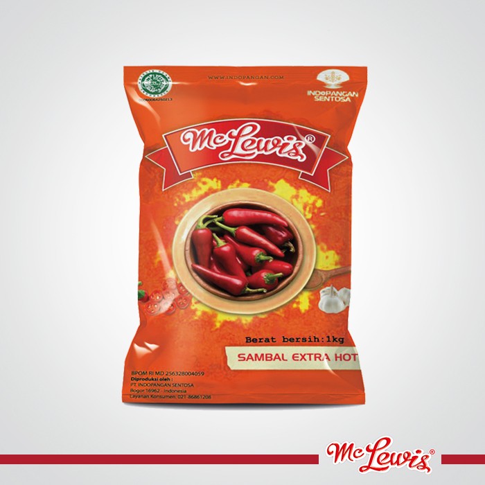 Jual Mc Lewis Saos Sambal Extra Hot Kg Mc Lewis Chili Sauce Extra