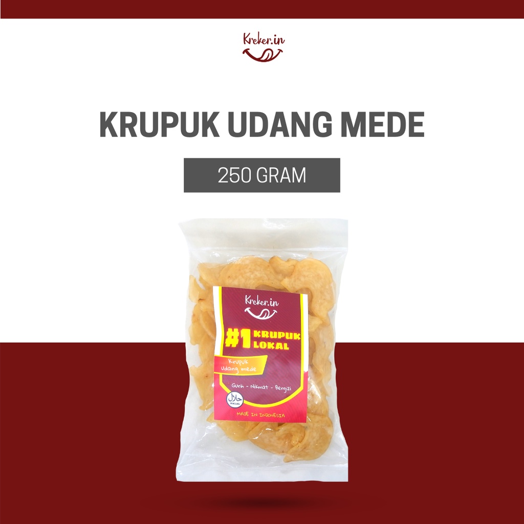 Jual Krupuk Udang Mede Kreker In Gram Shopee Indonesia