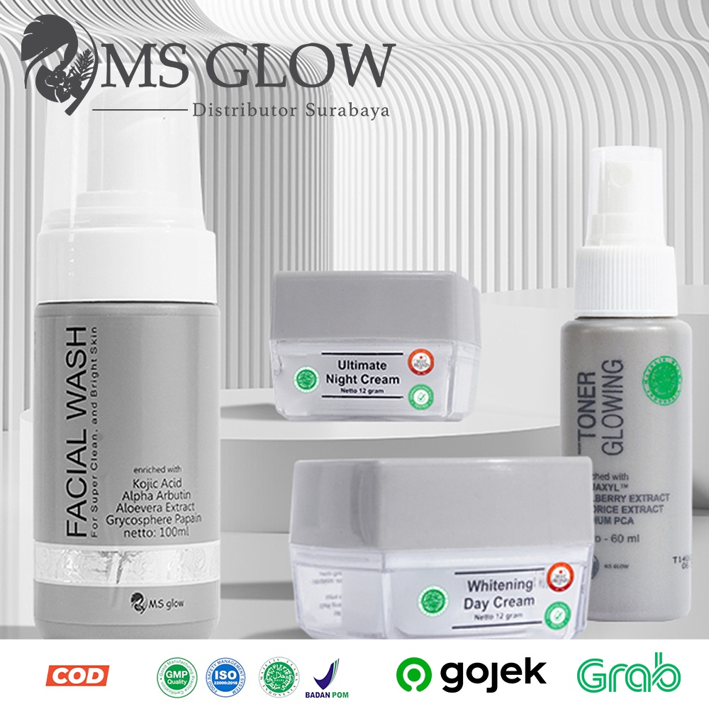 Jual Ms Glow Paket Ultimate Flek Free Pouch Totebag Shopee