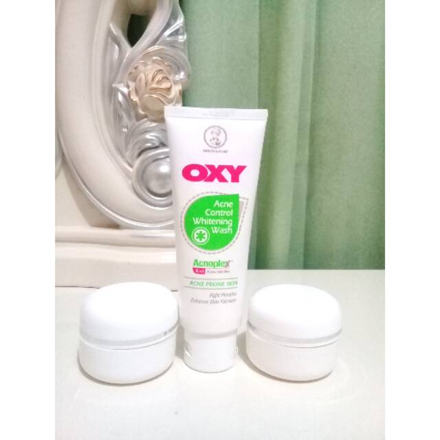 Jual OXY Acne Control Whitening Wash ORI 100 Share In Jar Indonesia