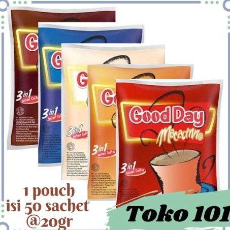 Jual Good Day Kopi Bag 50 Sachet 20gr Aneka Rasa Shopee Indonesia