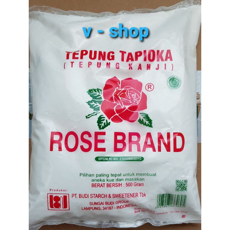 Jual Tepung Tapioka Kanji Rose Brand Gr Shopee Indonesia