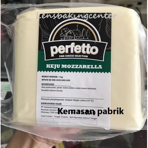 Jual Keju Leleh Mozzarella Perfetto 1kg Mozarella Cheese Perfeto 1kg