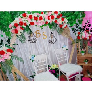 Jual Sewa Backdrop Bekasi Akad Lamaran Dll Shopee Indonesia