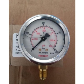 Jual Act Pressure Gauge Rexroth 400 Bar Raket Holik Hydraulic Shopee