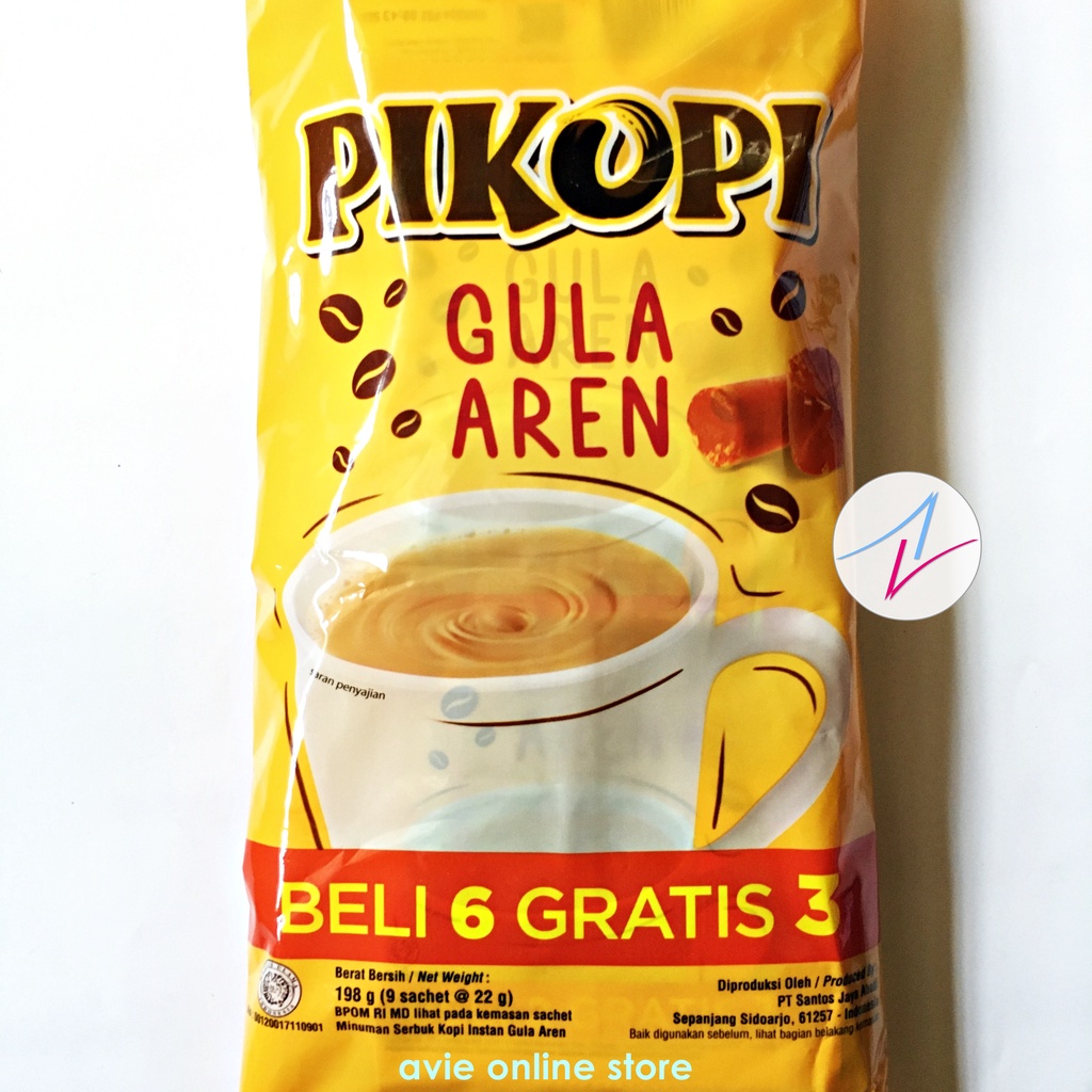 Jual PIKOPI GULA AREN 1 BAG 9 X 22 GR Shopee Indonesia