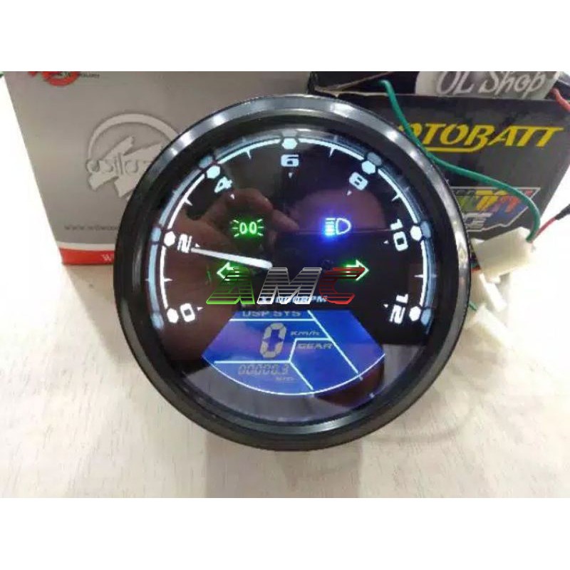 Jual SPIDOMETER SPIDO SPEEDO DIGITAL LED BABON PLUS SENSOR SPEEDOMETER