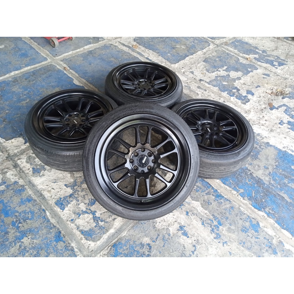 Jual Velg Mobil Bekas Racing Cosmis Ring Lebar Pcd X