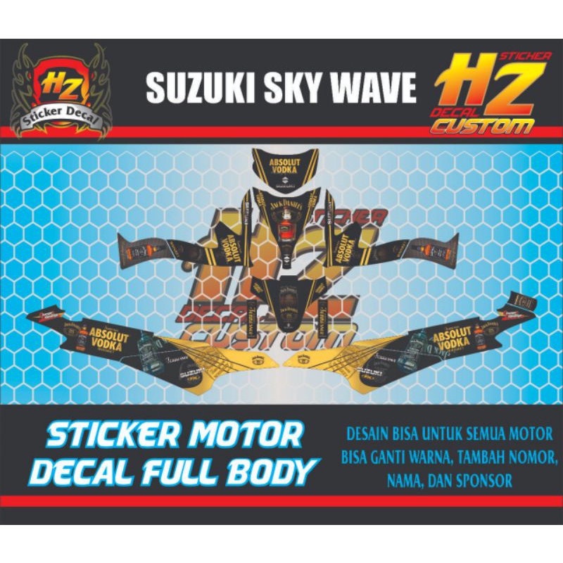 Jual Stiker Decal Spacy Stiker Decal Motor Spacy Stiker Full Body Spacy