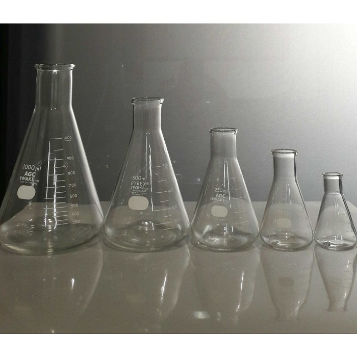 Jual IWAKI Erlenmeyer Iwaki Erlenmeyer Flask Iwaki Erlenmeyer