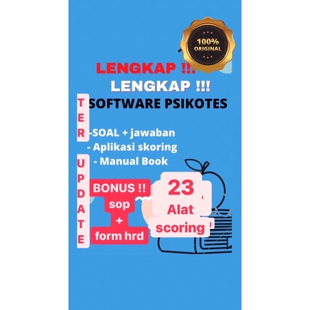 Jual Software Alat Psikotest Full Version Alat Psikotest SKB CPNS