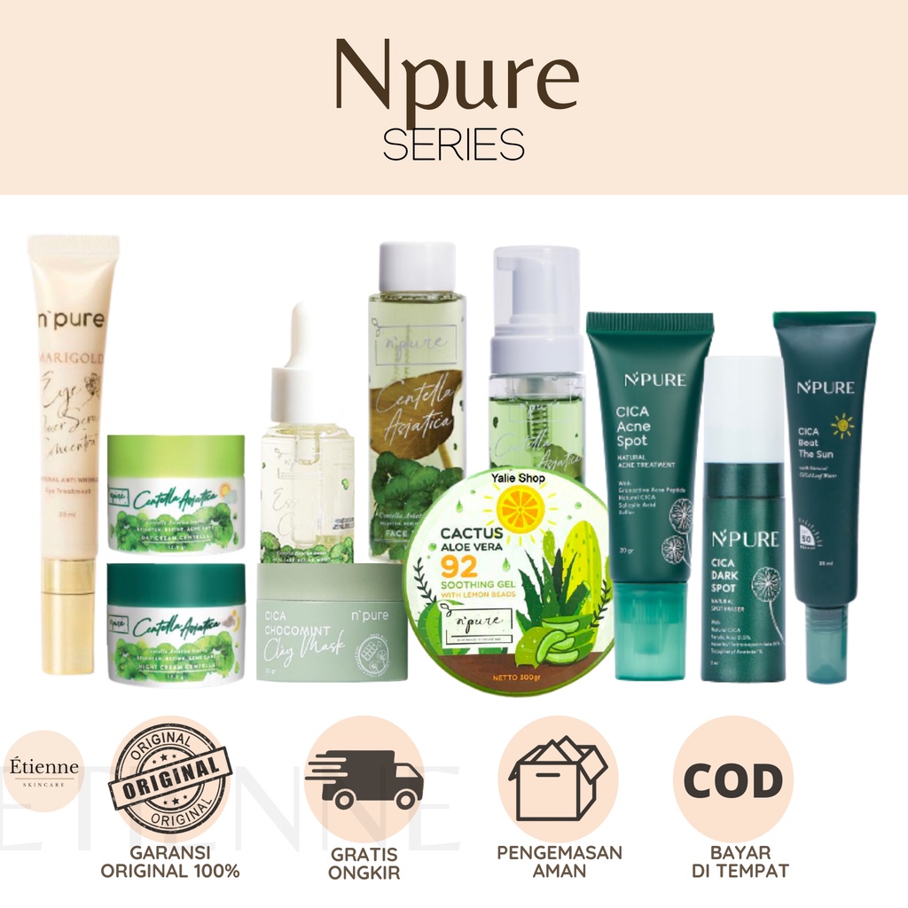 Jual NPURE Centella Asiatica Toner Cica Acne Spot Cica Dark Spot