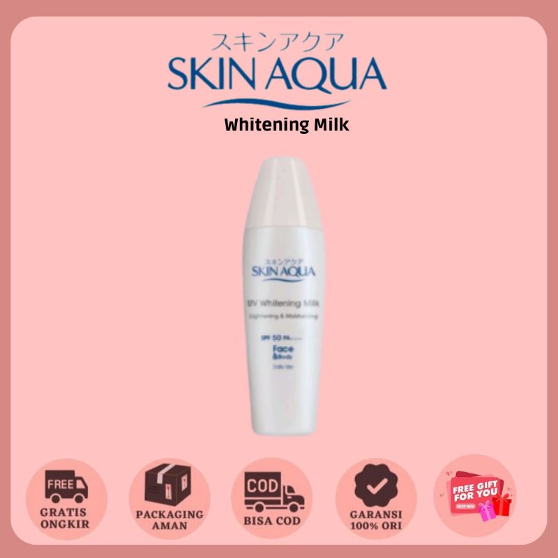 Jual Skin Aqua Uv Whitening Milk Spf Pa Shopee Indonesia