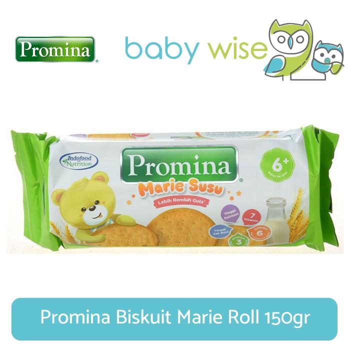 Jual Promina Biskuit Marie Roll 150gr Susu Shopee Indonesia