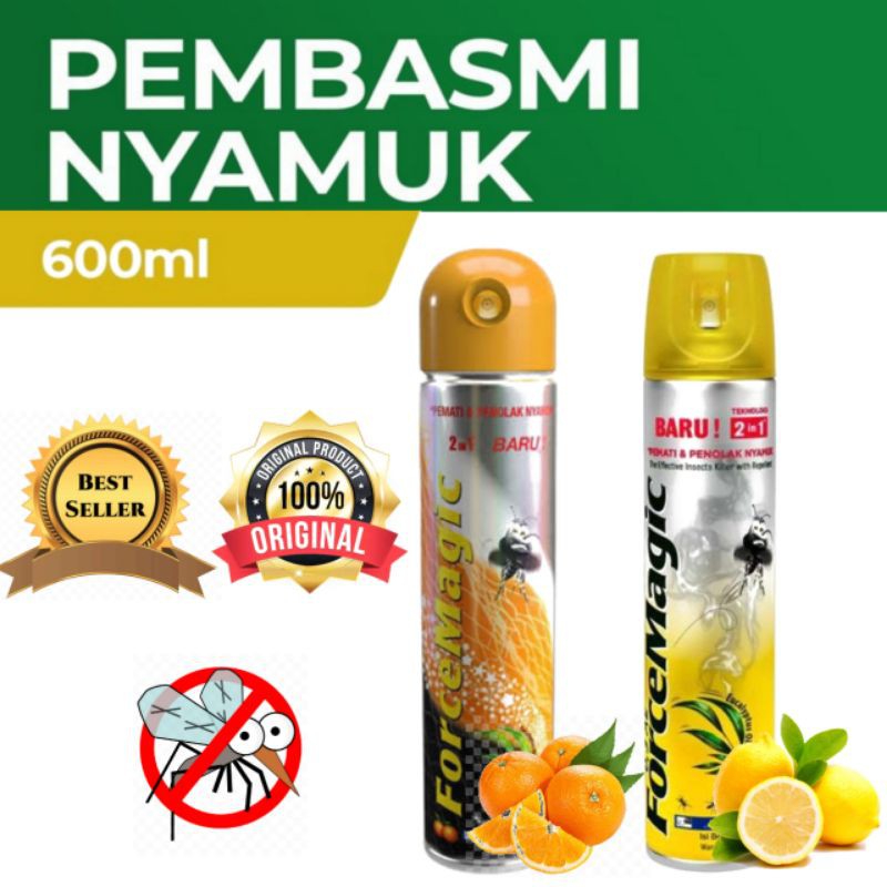 Jual FORCE MAGIC 2in1 Pembasmi Serangga 600ml Shopee Indonesia