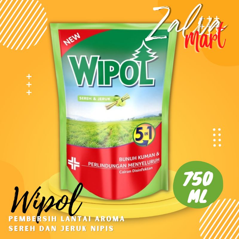 Jual Wipol Pembersih Lantai Karbol Sereh Jeruk 750 Ml Shopee Indonesia