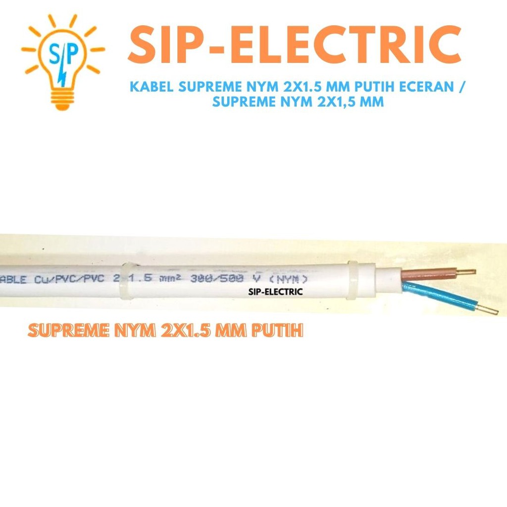 Jual Kabel Supreme Nym X Mm Putih Eceran Supreme Nym X Mm