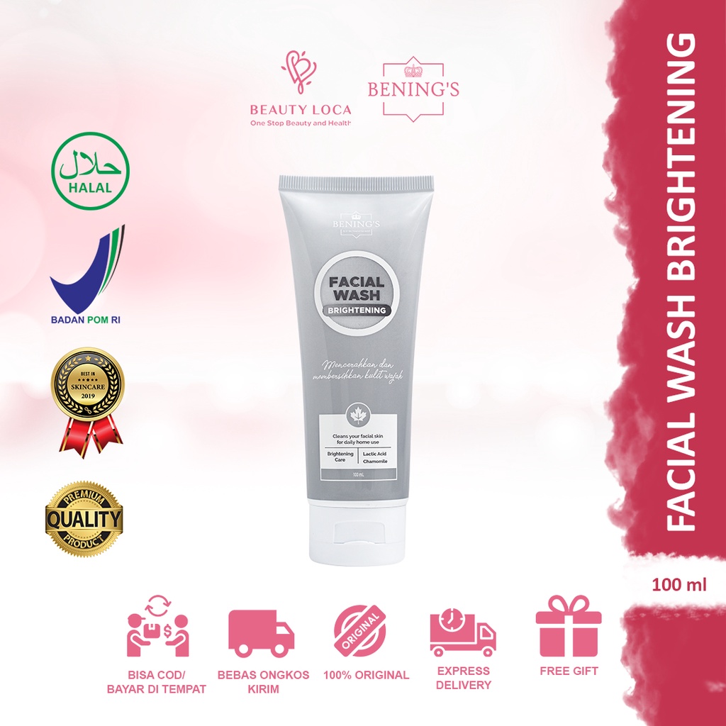 Jual Beauty Loca Benings Skincare Facial Wash Brightening By Dr Oky