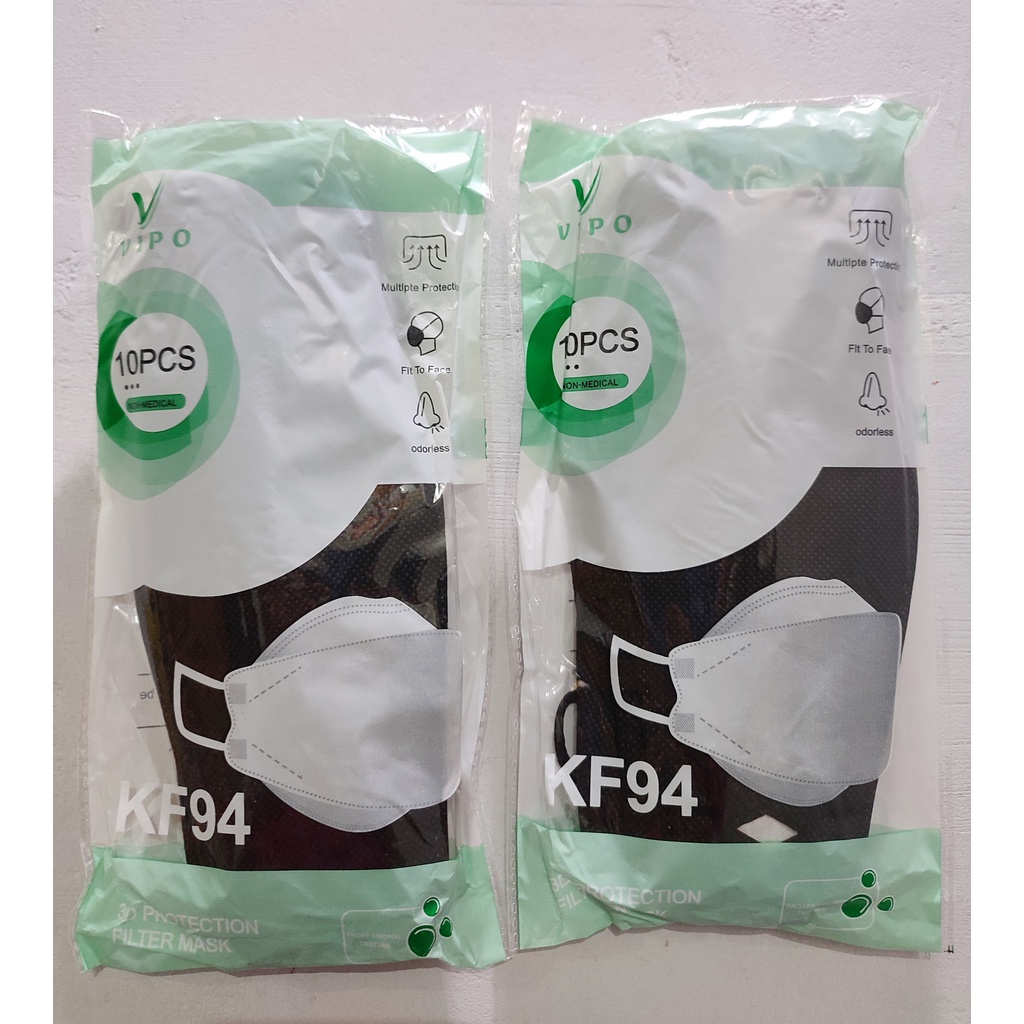 Jual Masker KF94 4Ply Original Isi 10 Pcs Indonesia Shopee Indonesia