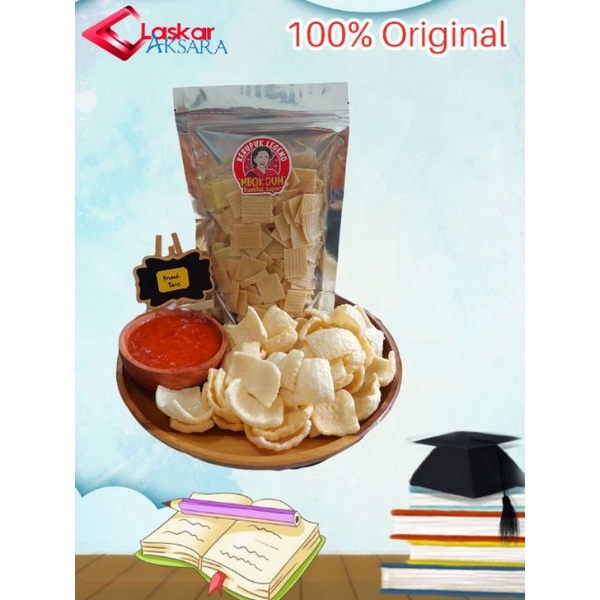 Jual Kerupuk Mentah Taro Putih Gurih Krupuk Taro Premium Shopee